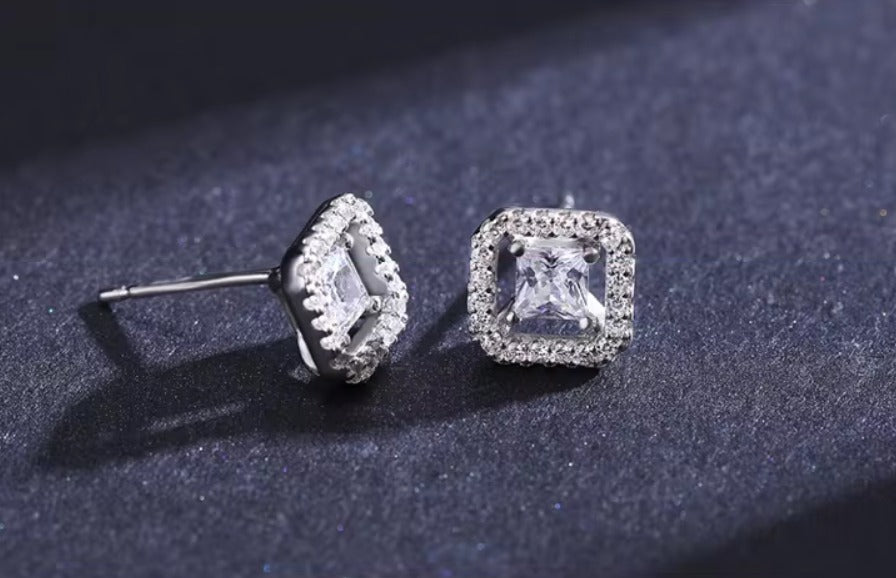 pendientes de plata de ley 925 auténtica para mujer