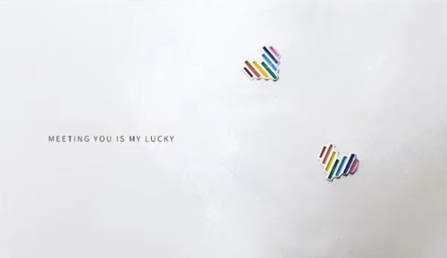 recién llegados lindo Arco Iris corazones joyería para mujeres