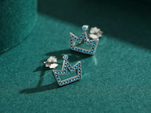 Load image into Gallery viewer, pendientes de plata de primera ley y turquesa para mujer