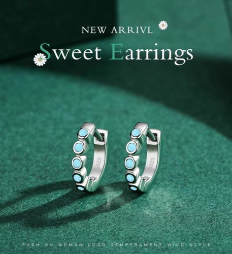 pendientes de aro Vintage para mujer