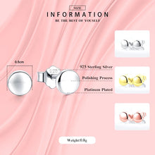 Load image into Gallery viewer, pendientes de plata de ley 100% y oro rosa para mujer