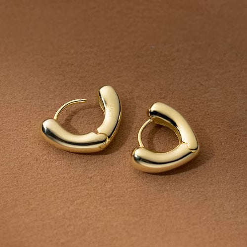 pendientes de aro de Plata de Ley 925 para mujer