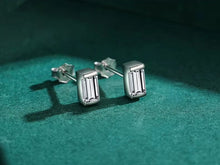 Load image into Gallery viewer, pendientes de plata de ley 925 con Circonia cúbica