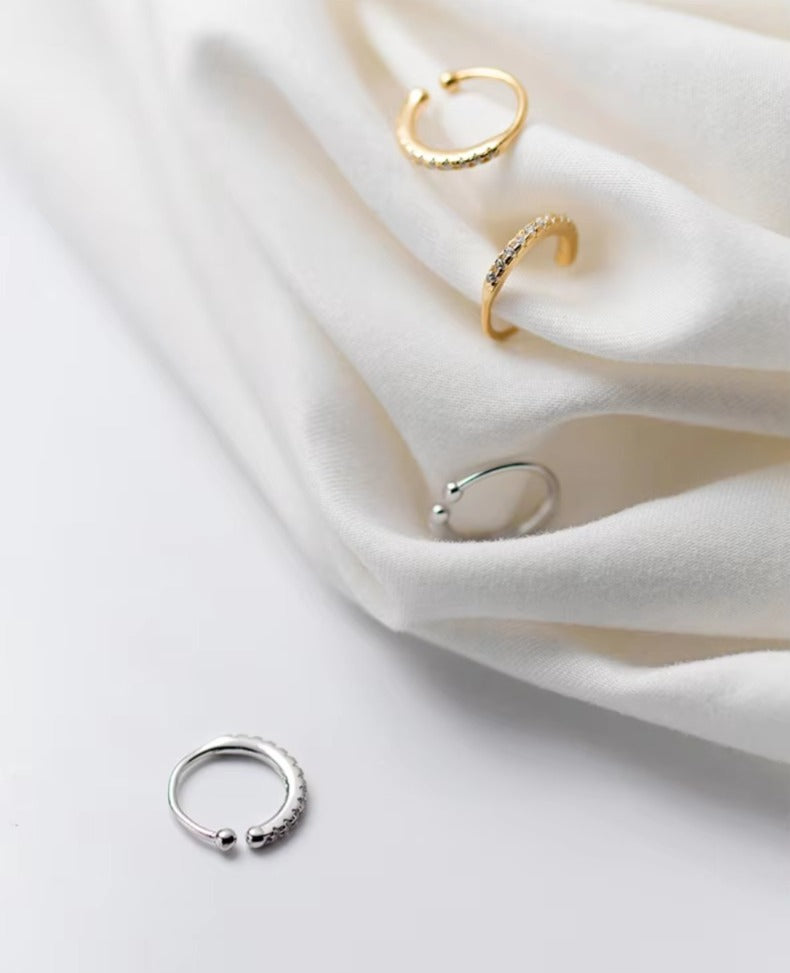 pendientes de Clip minimalistas para mujer y niña