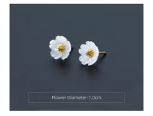 Load image into Gallery viewer, pendientes de plata de ley 100% 925 para mujer