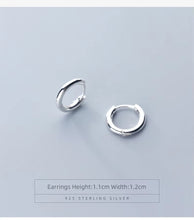 Load image into Gallery viewer, pendientes de aro minimalistas para mujer
