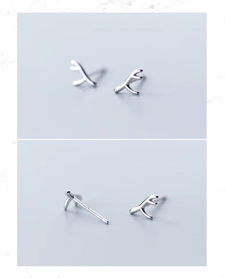 pendientes minimalistas para mujer y niña, joyería de plata de ley 925, aretes de moda