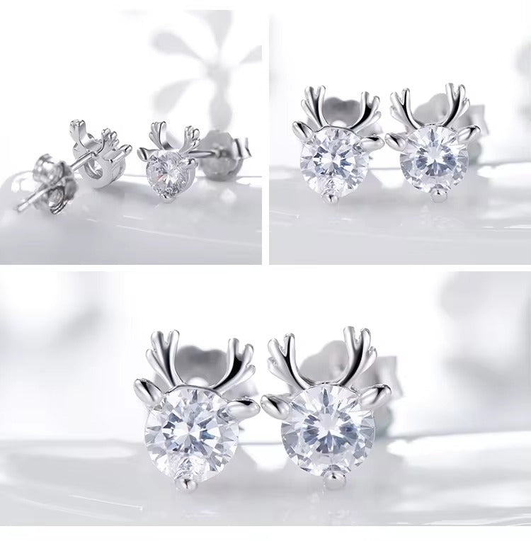 pendientes de tuerca de ciervo Milu para mujer