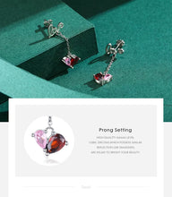 Load image into Gallery viewer, pendientes de plata de ley 925 con letras románticas para mujer