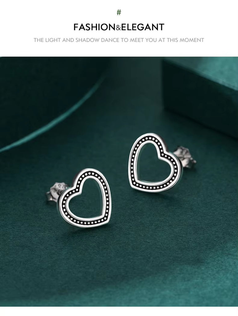 pendientes de plata de ley 925 auténtica para mujer