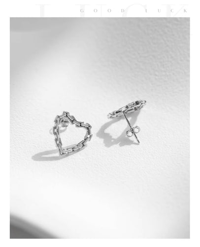 pendientes de aro de Plata de Ley 925 auténtica para mujer