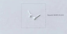Load image into Gallery viewer, Simple Cute Scrub Vintage Square previene alergias Stud pendientes moda 925