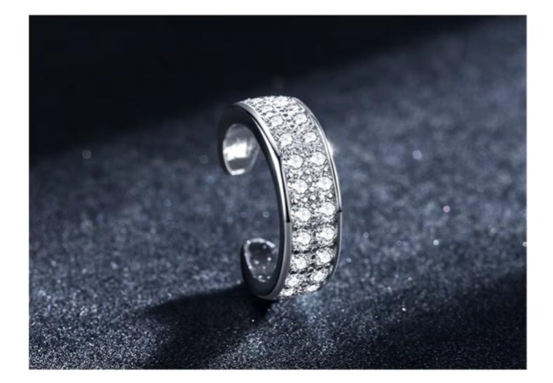 pendientes de plata de ley 925 para hombre y mujer, aretes con Clip brillante de circonita cúbica