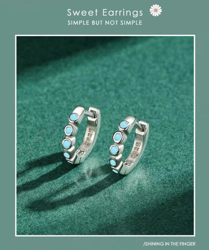 pendientes de aro Vintage para mujer