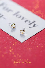 Load image into Gallery viewer, pendientes de plata de primera ley con forma de cerdo para mujer