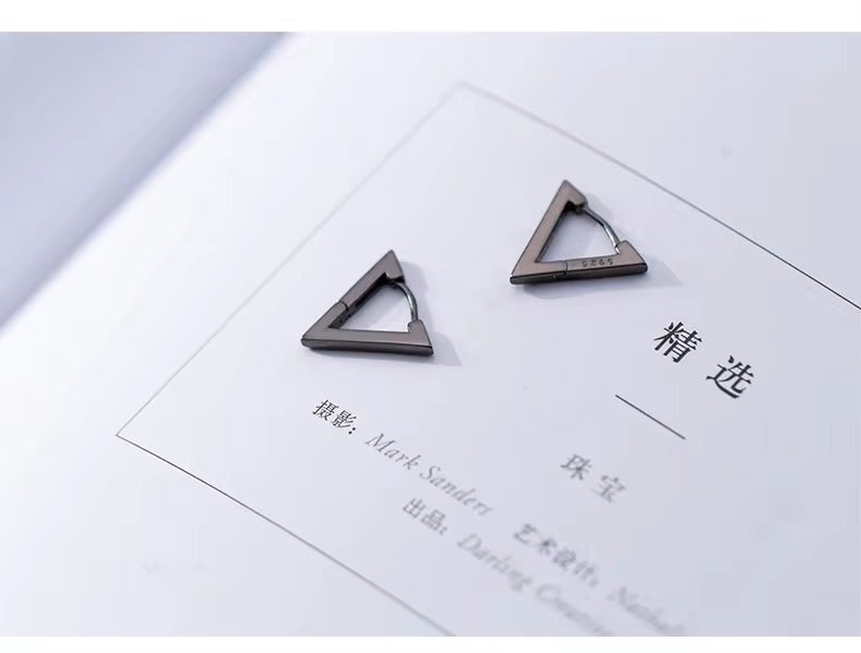 pendientes minimalistas de Plata de Ley 925 para mujer