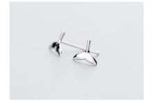 Cargar imagen en el visor de la galería, pendientes de tuerca de cola de sirena para mujer