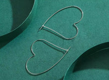 Load image into Gallery viewer, pendientes de aro de Plata de Ley 925 para mujer y niña