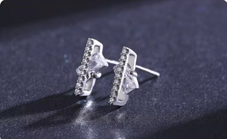 pendientes de plata esterlina 925 para mujer y niña