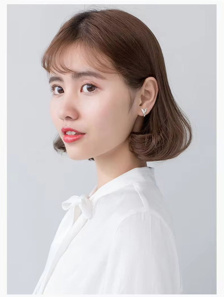 Venta caliente elegante Fox Tail Hoop pendientes para mujeres