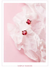 Load image into Gallery viewer, pendientes de plata de ley 100% 925 para mujer, aretes de gato de alta calidad