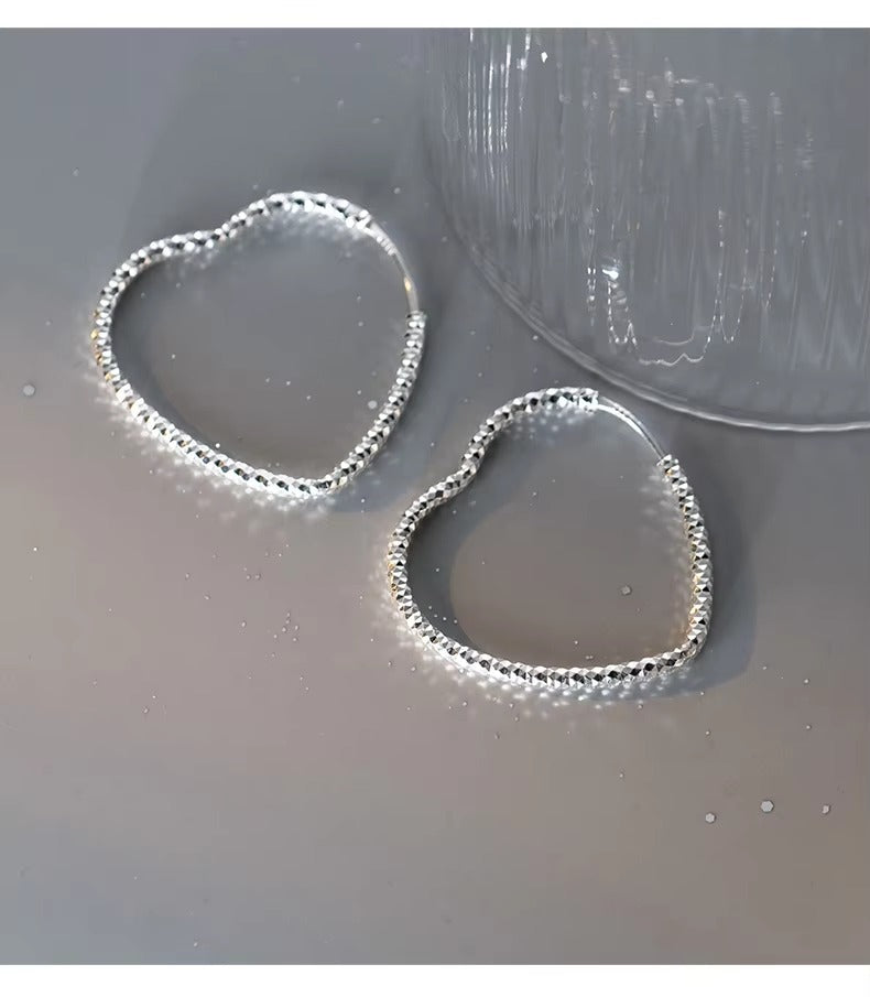 pendientes de aro de Plata de Ley 925 auténtica para mujer