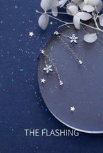 Load image into Gallery viewer, pendientes de plata de ley 925 con forma de flor para mujer