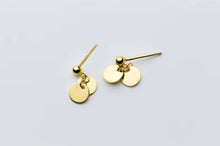 Cargar imagen en el visor de la galería, pendientes pequeños de Plata de Ley 925 para mujer, joyería de diseño redondo Simple