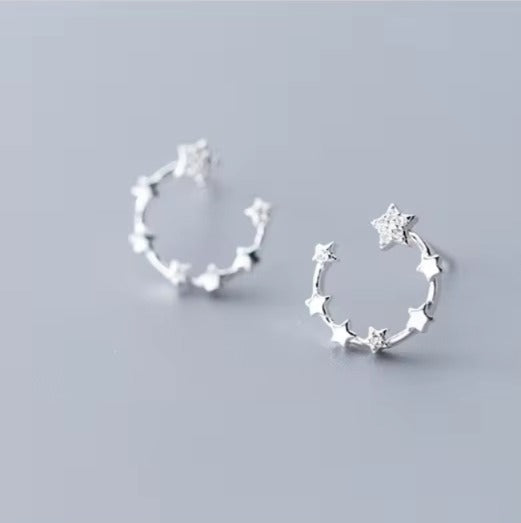 pendientes de plata esterlina 100% 925 para mujer