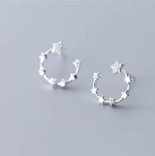 Load image into Gallery viewer, pendientes de plata esterlina 100% 925 para mujer