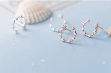 Load image into Gallery viewer, pendientes de plata esterlina 100% 925 para mujer