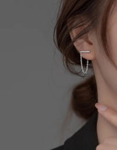 Load image into Gallery viewer, pendientes de cadena de eslabones geométricos para mujer