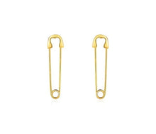 Load image into Gallery viewer, pendientes de broche de plata de ley 925 auténtica para mujer