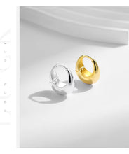 Load image into Gallery viewer, pendientes de aro de Plata de Ley 925 p