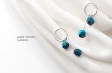 Load image into Gallery viewer, pendientes de gota redondos geométricos para mujer