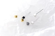 Load image into Gallery viewer, pendientes de plata de ley 925 con forma de cubo de azúcar para mujer, joyería fina