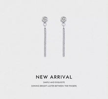 Load image into Gallery viewer, pendientes colgantes de plata de ley 2021 para mujer