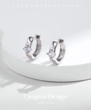 pendientes de aro de Plata de Ley 925 para mujer