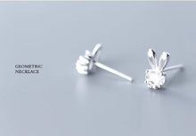 Cargar imagen en el visor de la galería, pendientes de tuerca de Animal para mujer, joyería fina brillante de circonita cúbica
