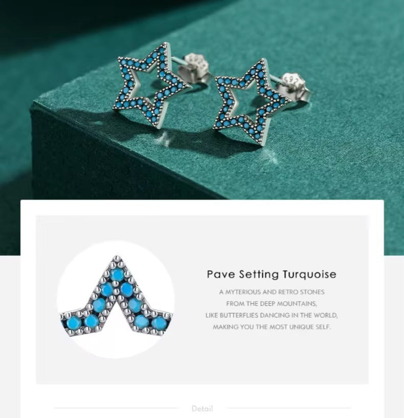 pendientes de plata esterlina 925 para mujer