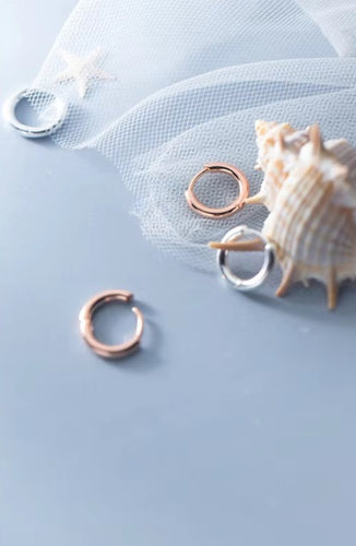 pendientes de aro minimalistas para mujer