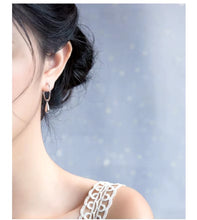 Cargar imagen en el visor de la galería, pendientes simples de gota de agua para mujer