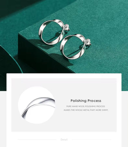 pendientes de plata de ley 925 para mujer