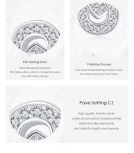 Load image into Gallery viewer, pendientes de plata de ley 925 con doble círculo para mujer