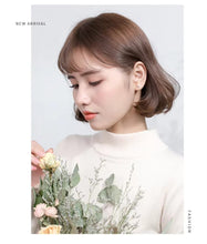 Cargar imagen en el visor de la galería, pendientes pequeños de plata de ley 2021 con corazones transparentes, joyería coreana, 925