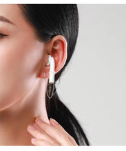 Load image into Gallery viewer, pendientes de aro de Plata de Ley 925 con zirconia cúbica