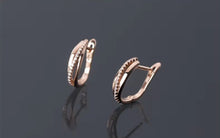 Load image into Gallery viewer, pendientes de plata de primera ley y circón para mujer