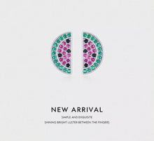 Load image into Gallery viewer, pendientes de plata esterlina 2021 para mujer y niña