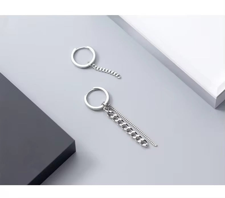 pendientes colgantes redondos con borla