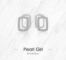 Load image into Gallery viewer, pendientes de plata de ley 925 auténtica para mujer y niña, joyería fina antialérgica